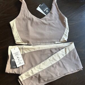 Glyder leggings and bra set NWT